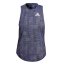Dámské tilko Adidas Own the Run Prime Blue - Barva: Modrá, Velikost: XS