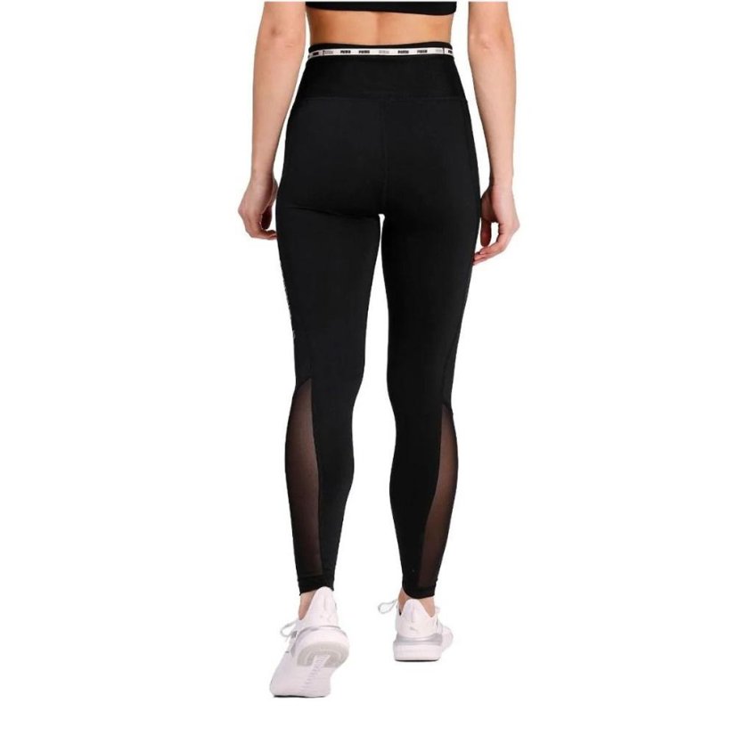 Női Puma Train Logo Block leggings - Szín: Fekete, Méret: XS