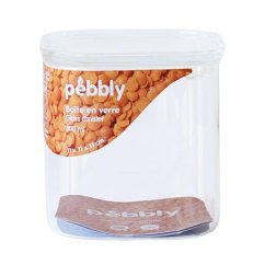 Pebbly PKV-044 glass jar