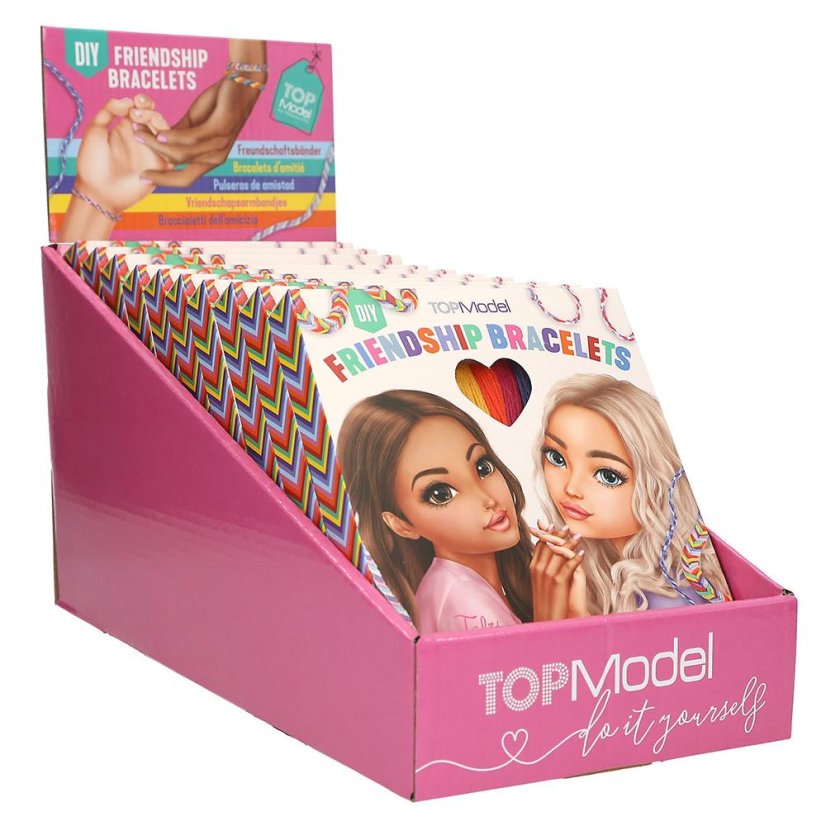 Set mit Baumwollbändern zur Herstellung von Armbändern Top Model Candy & Talita