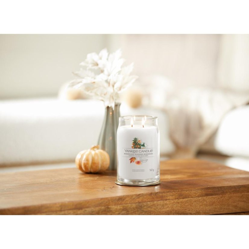 Duża świeca Yankee candle Signature, Woodland Weekend Memories