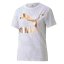 Dámske tričko Puma Classics AOP Logo Tee - Farba: Čierna, Veľkosť: S