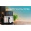 Heißluftfritteuse Cecotec CecoFry 3317 schwarz-silber