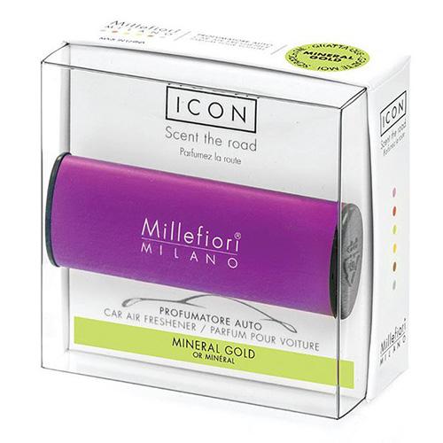 Zapachy do samochodu Millefiori Milano Icon Classic, Mineral Gold