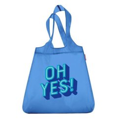 Reisenthel Mini Maxi Shopper Oh Yes! Modrá nákupná taška