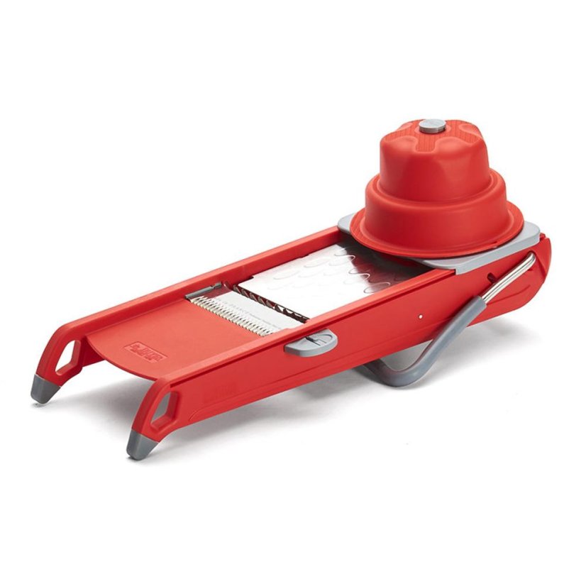 De Buyer Swing Plus 2015.43 red-stainless steel slicer