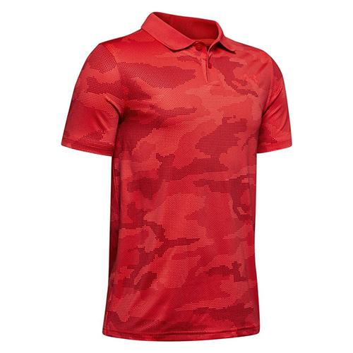 Under Armour Performance Polo 2.0 Novelty Boys' T-Shirt - Color: Red, Size: M