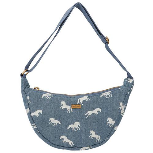 Handtasche Miss Melody, Small Half Moon, Denim