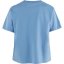 Dámské tričko Fjällräven Fjällblomster Logo T-shirt W - Farba: Svetlo modrá, Veľkosť: M