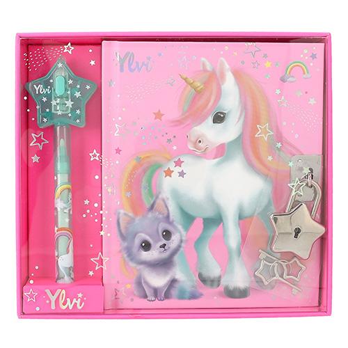 Naptár zárral és mágikus filctollal Ylvi Unicorn & Stars