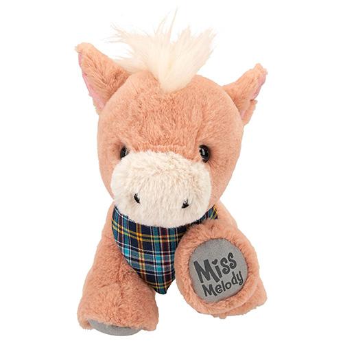 Miss Melody plush horse, brown, 20 cm