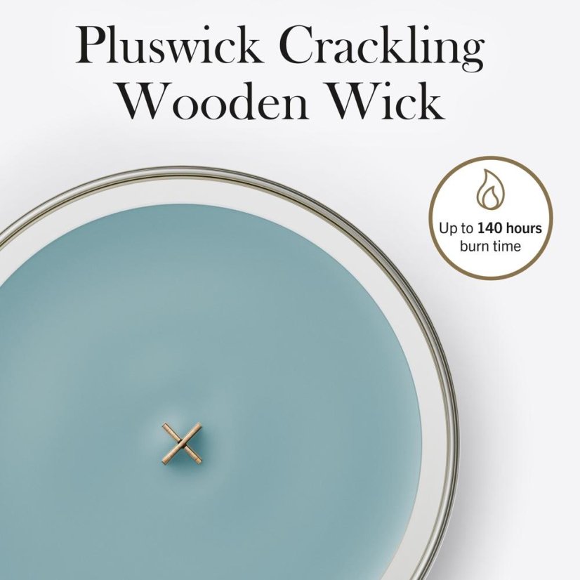 WoodWick-Kerze, groß, Cedarwood & Ocean Moss
