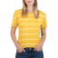 Hurley Ocencare Palm Stripes Women's T-Shirt - Color: Blue, Size: XS