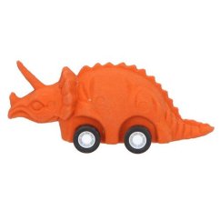 Gummi-Dinosaurier Dino World Triceratops  orange