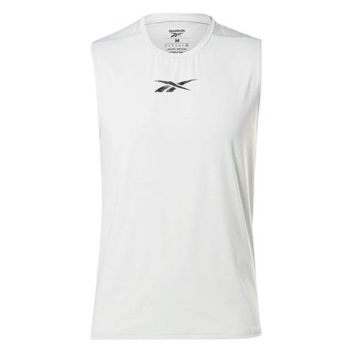 Herren-Tanktop Reebok Workout Ready Activchill Sleeveless - Farbe: Weiß, Größe: L