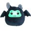 30 cm Glow-in-the-Dark Plush Bat by Ylvi Swoppies