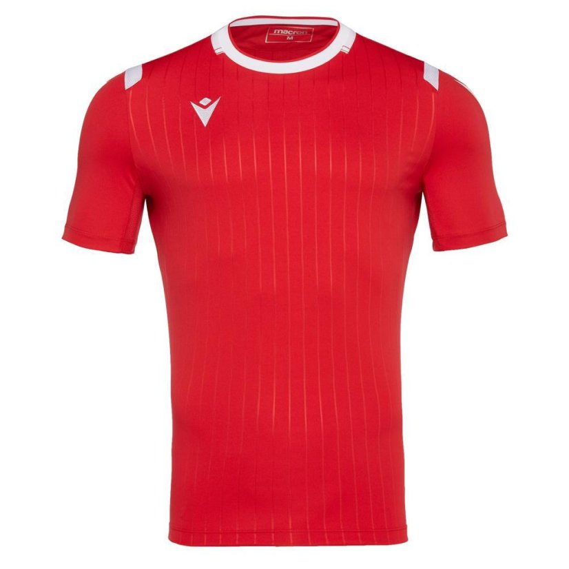 Macron Alhena SS mez - Szín: Piros/fehér, Méret: 3XS