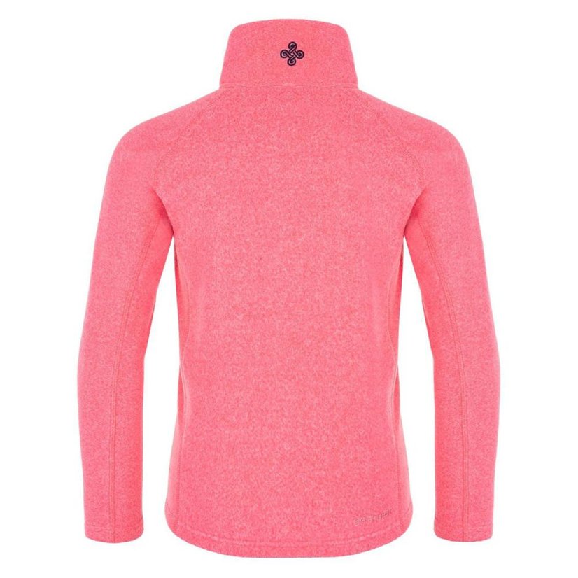 Kinder-Fleece-Sweatshirt Kilpi Almeri - Farbe: Neongrün, Größe: 122