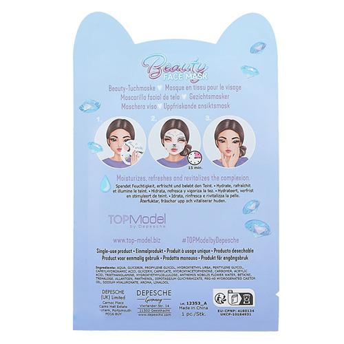Top Model Bear Beauty & Me face mask, blue