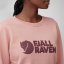 Dámská mikina Fjällräven Logo Sweater W - Kolor: Wino, Rozmiar: XS