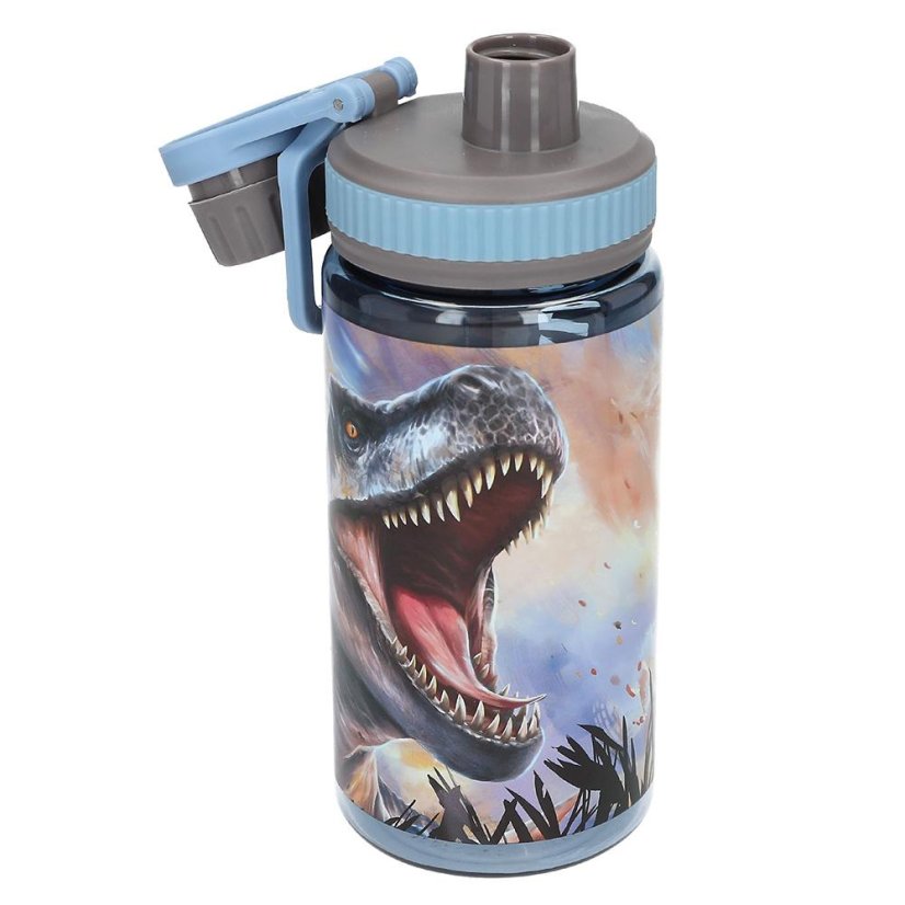 Dino World T-Rex Water Bottle with Strap