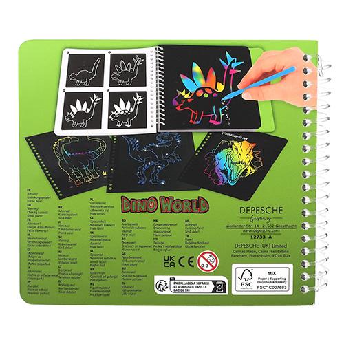 Dino World Magic Scratch mini scratch book