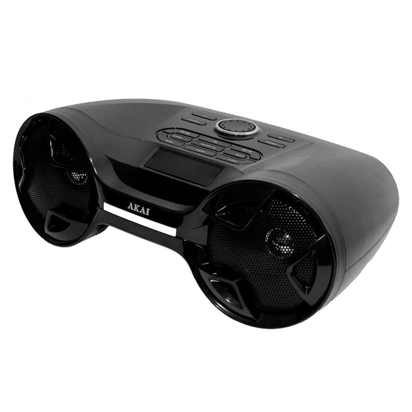 AKAI APRC-20BG black radio cassette player