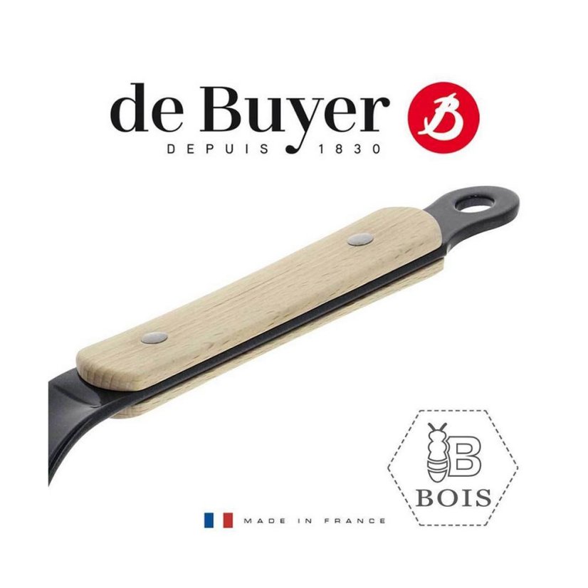 Pfannkuchenpfanne de Buyer Mineral B Bois  5712.03, 27 cm