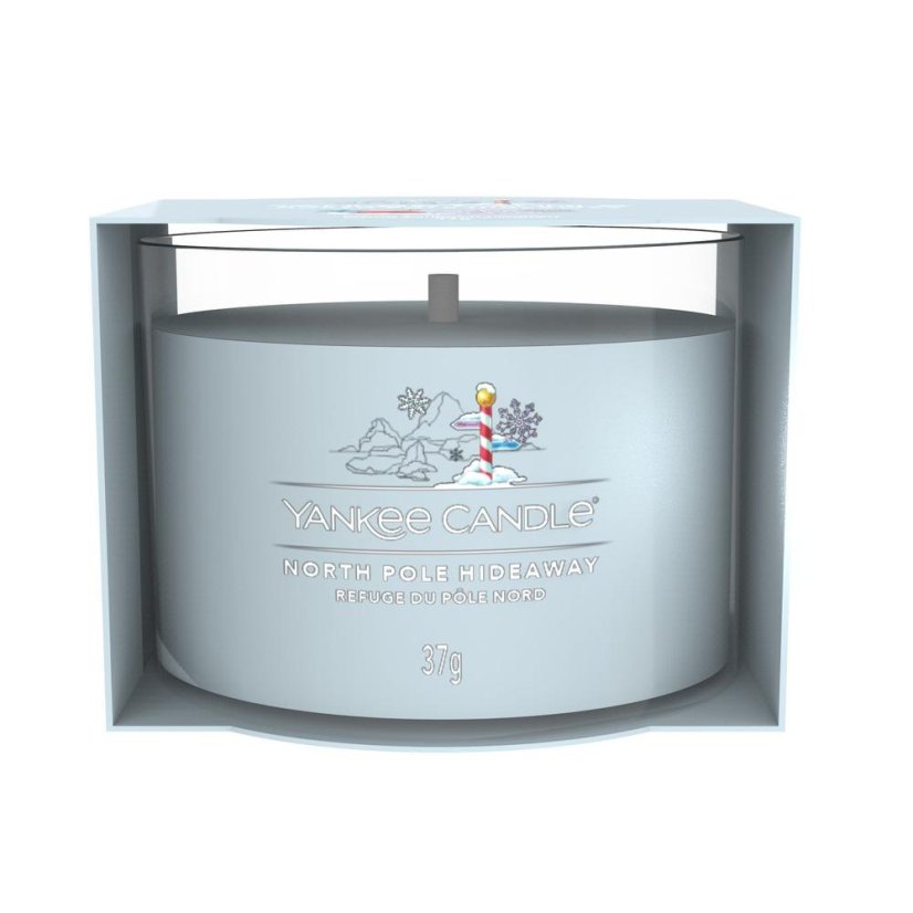 Świeczka Yankee candle w szklanym pojemniku, North Pole Hideaway