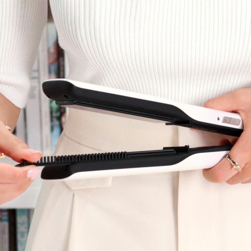 Bellissima STEAMELIXIR 11808 white and gold hair straightener