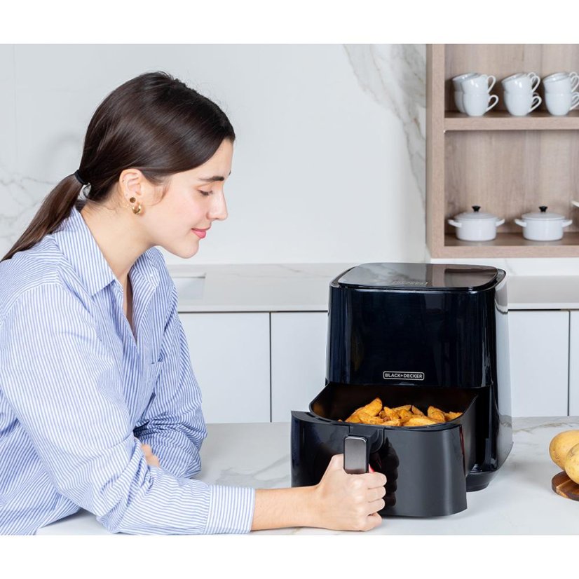 Frytkownica na gorące powietrze Black+Decker BXAF5000E czarna