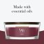 WoodWick Boat Candle, Dark Cherry
