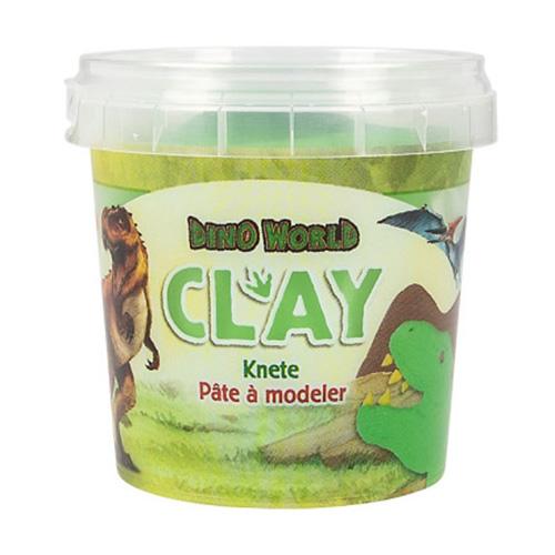 Green modeling clay Dino World Triceratops