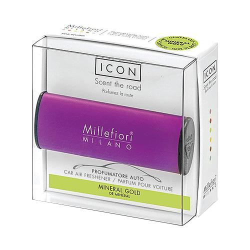 Zapachy do samochodu Millefiori Milano Icon Classic, Mineral Gold