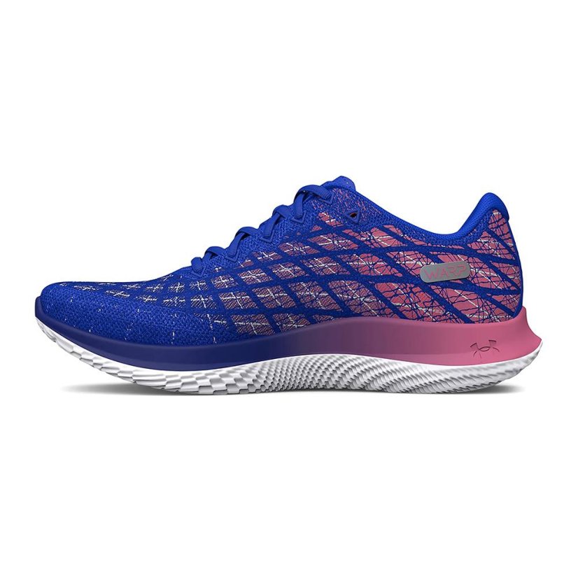 Laufschuhe Under Armour Flow Velociti Wind 2 RNAW M - Farbe: Blau/Rosa, Größe: 45