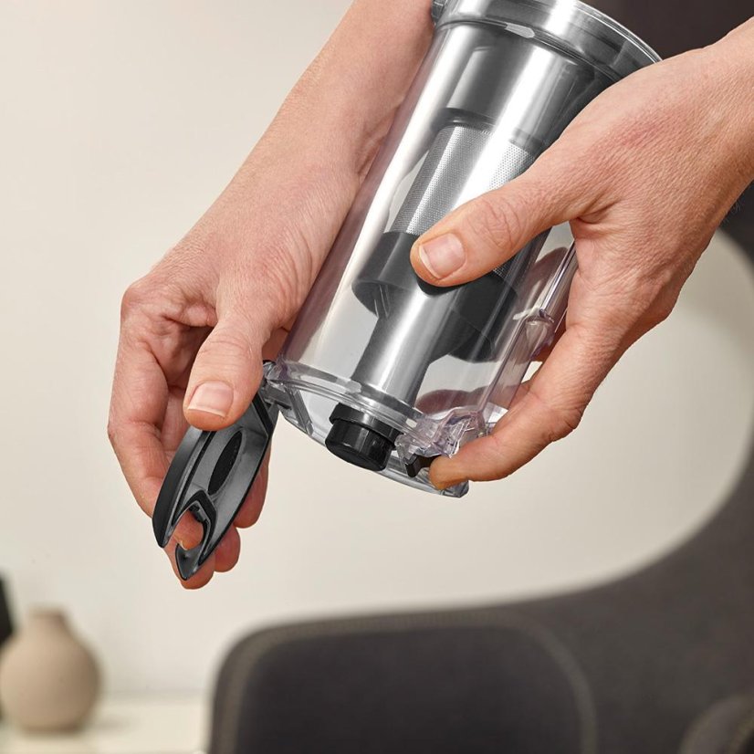 Severin S'Power Slim HV 7151 stick vacuum cleaner, black and blue