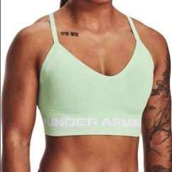 UA Seamless Low Long Bra-GRN