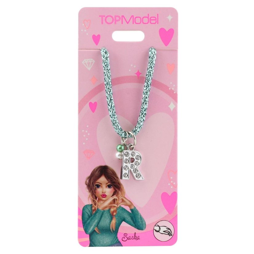 Kordelarmband Top Model, Buchstabe „R“ Sasha