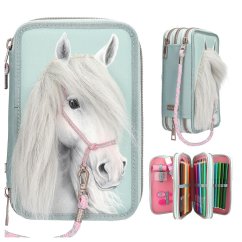 Třípatrový penál s výbavou Miss Melody