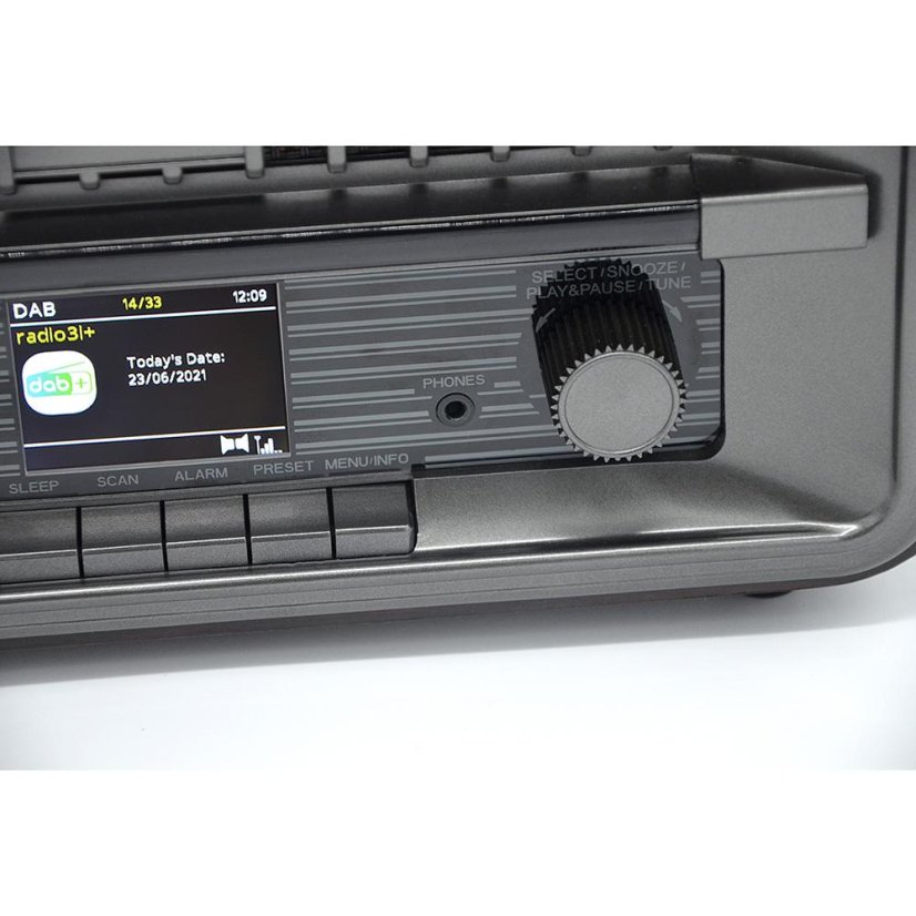 Roadstar HRA-270D+BT hnedý rádiový prijímač