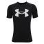 Chłopięca koszulka Under Armour UA Tech Big Logo SS - Kolor: Szary, Rozmiar: 149-160