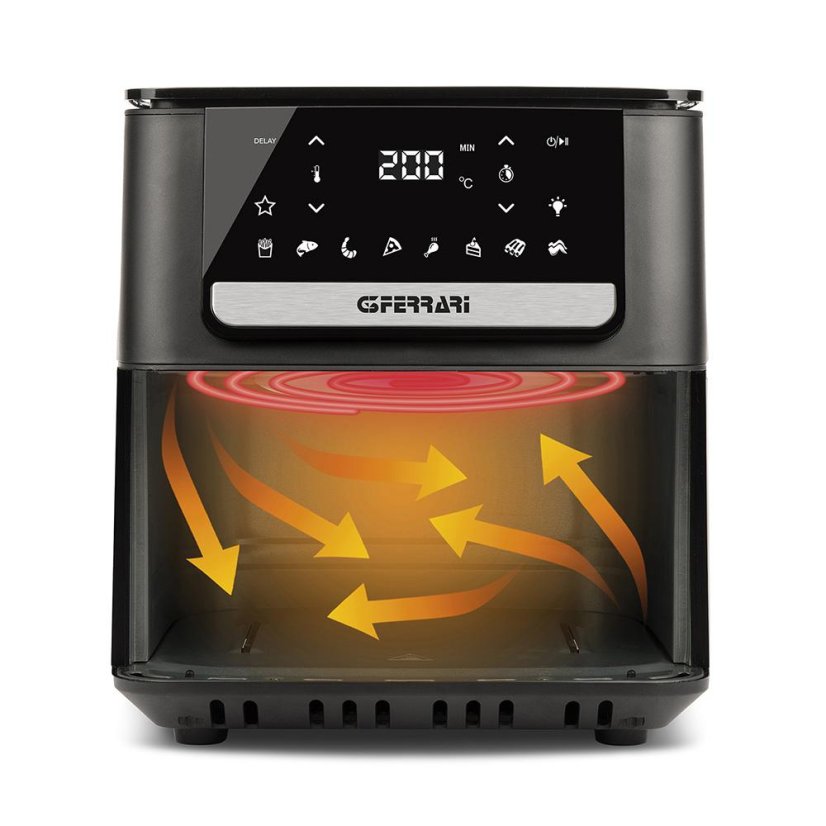 G3Ferrari Friggisano G1020700 black hot air fryer