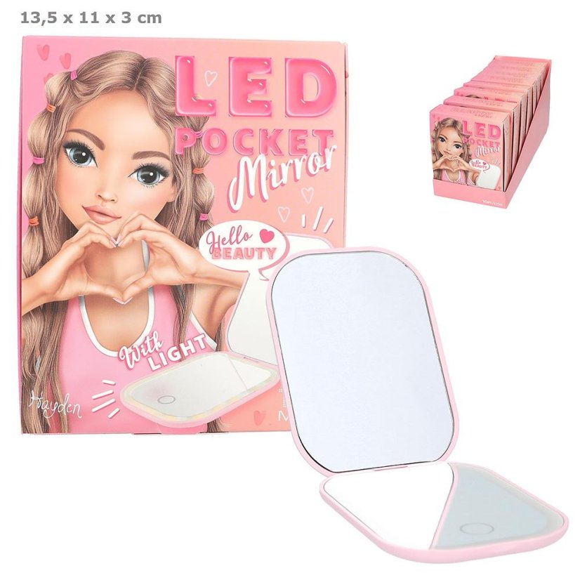 Pocket mirror with LED Top Model Beauty & Me