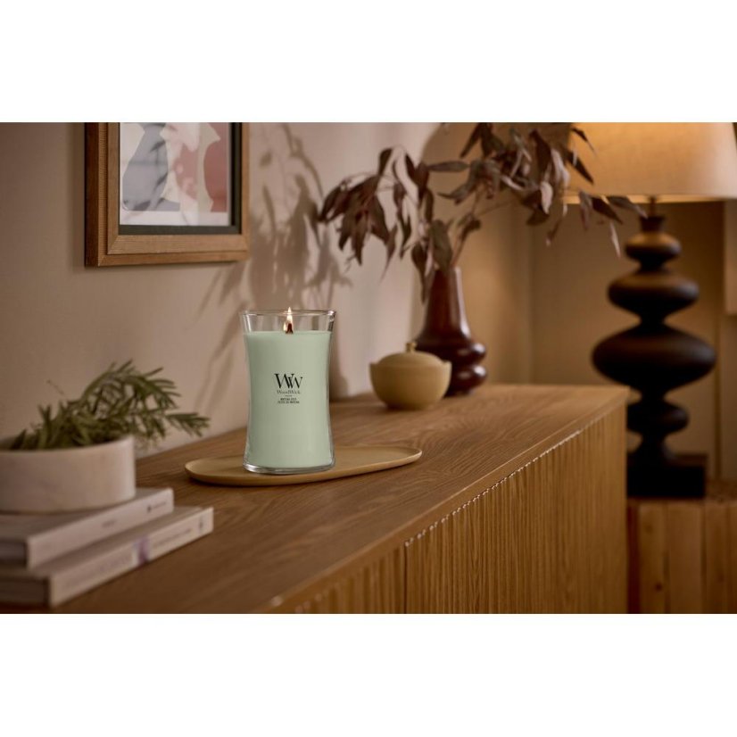 Veľká sviečka WoodWick, Matcha Zest