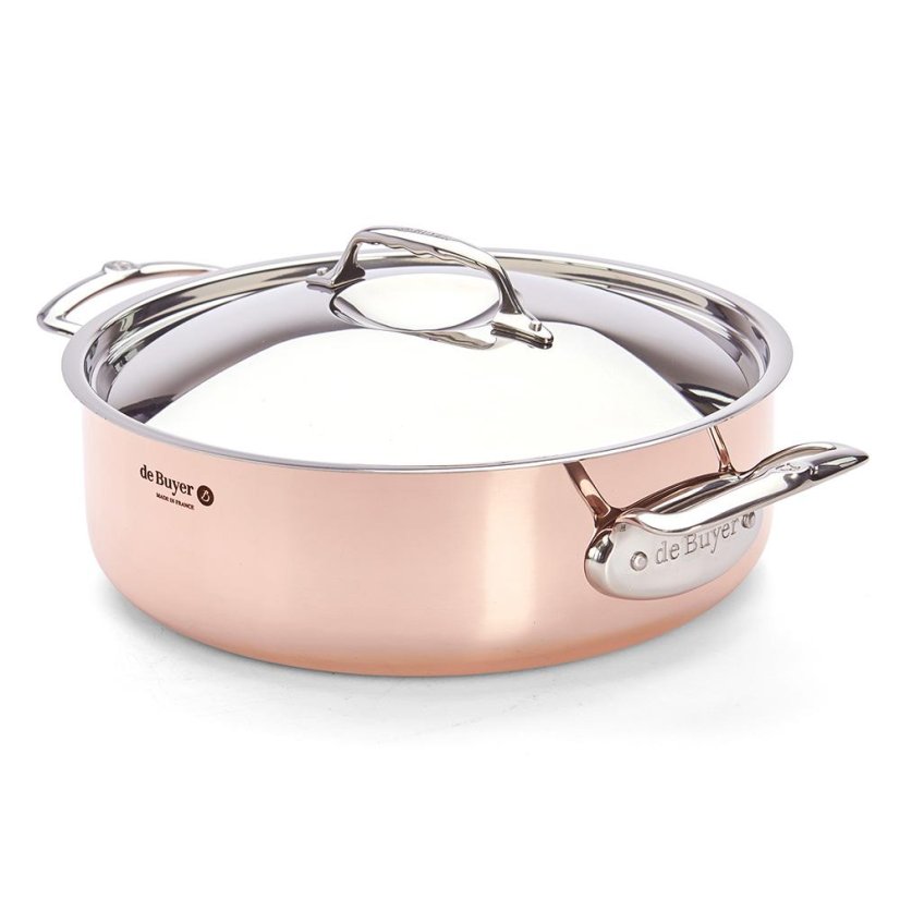 Pot with lid de Buyer Prima Matera 6241.28, 4.9 l copper