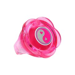 Top Model Glow to Go Lip Gloss in a Ring, Dark Pink