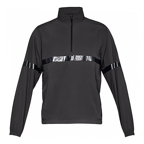 Pánska bunda Under Armour Sportstyle Woven 1/2 Zip - Farba: Sivá, Veľkosť: L