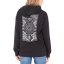 Damen-Sweatshirt Hurley Omen Boyfriend - Farbe: Schwarz, Größe: L