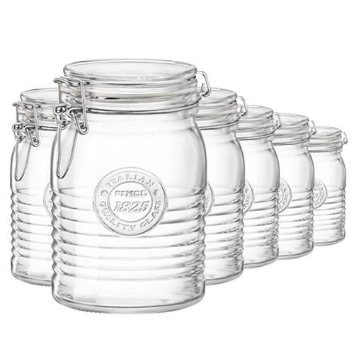 Pojemnik Bormioli Rocco Officina 1825 Herm Jar 6 x 75 cl