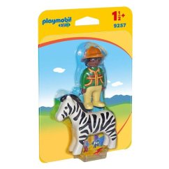 Playmobil 9257 Zebra and Caretaker